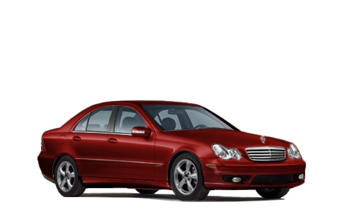  almost bought this pre-owned, Mars red Mercedes Benz 2005 C230 for her.